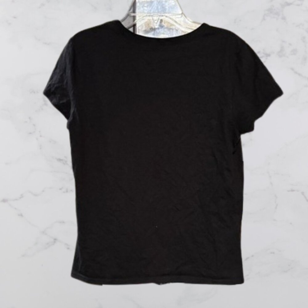 Black Disco Forever Skeleton T-Shirt Size M - Picture 2 of 4